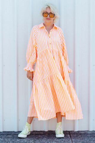 Winnie Dress - Neon Orange ***PRE ORDER***