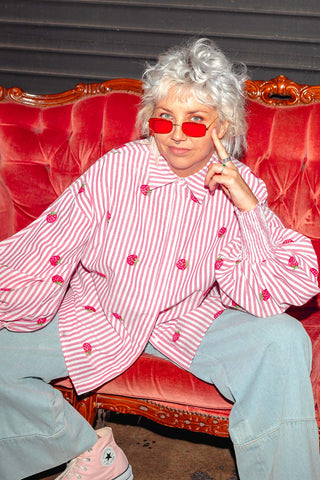 Xanthe Shirt - Strawberry Fields
