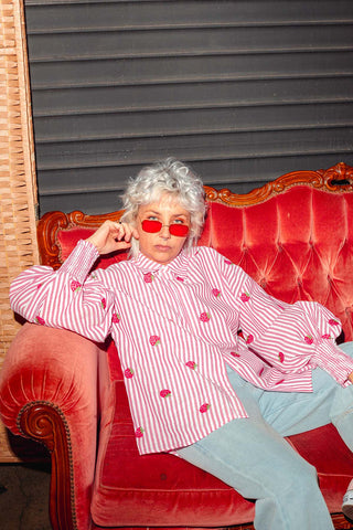 Xanthe Shirt - Strawberry Fields