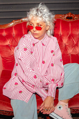 Xanthe Shirt - Strawberry Fields