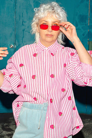 Xanthe Shirt - Strawberry Fields