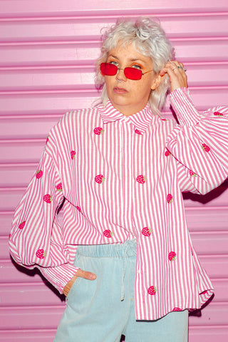 Xanthe Shirt - Strawberry Fields