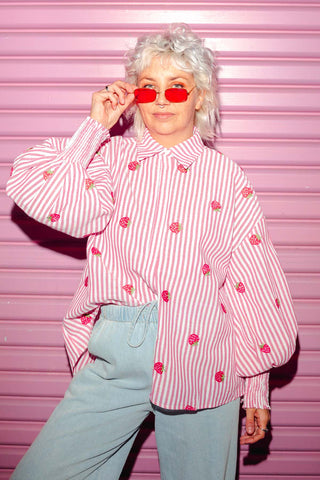Xanthe Shirt - Strawberry Fields