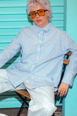 Zali Shirt - Lemon Drop Blue