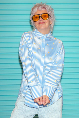 Zali Shirt - Lemon Drop Blue