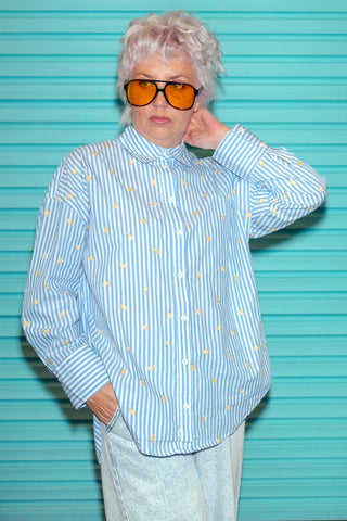 Zali Shirt - Lemon Drop Blue