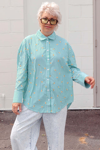 Zali Shirt - Lemon Drop Green