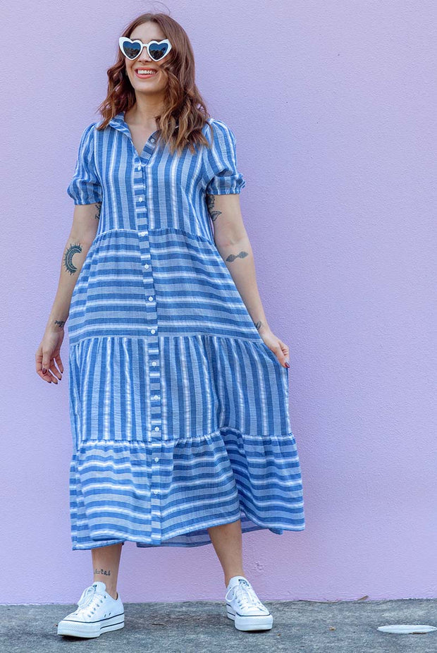 Zara Maxi - Dusty Blue
