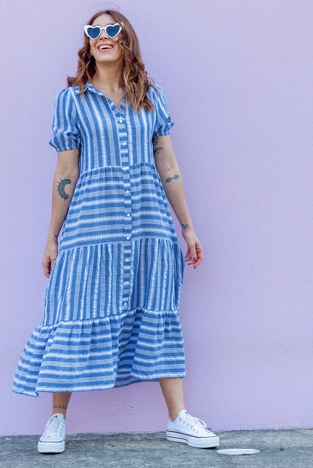Zara Maxi - Dusty Blue