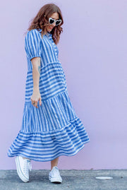 Zara Maxi - Dusty Blue