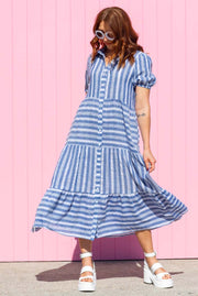 Zara Maxi - Dusty Blue