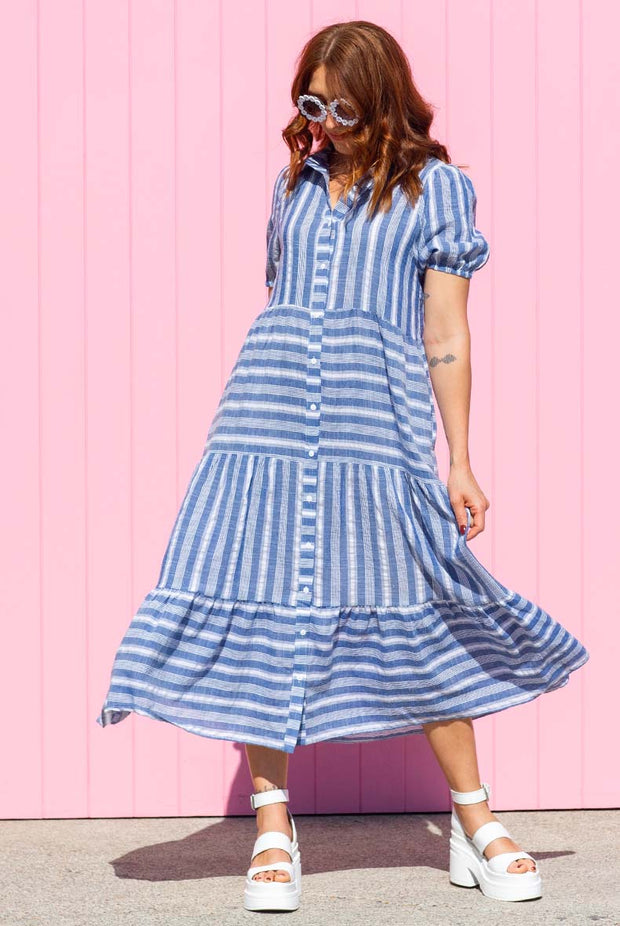 Zara Maxi - Dusty Blue