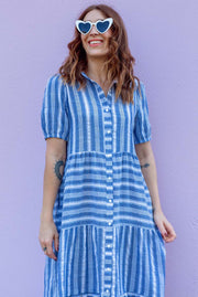 Zara Maxi - Dusty Blue