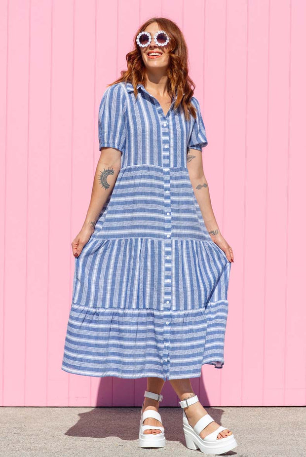 Zara Maxi - Dusty Blue