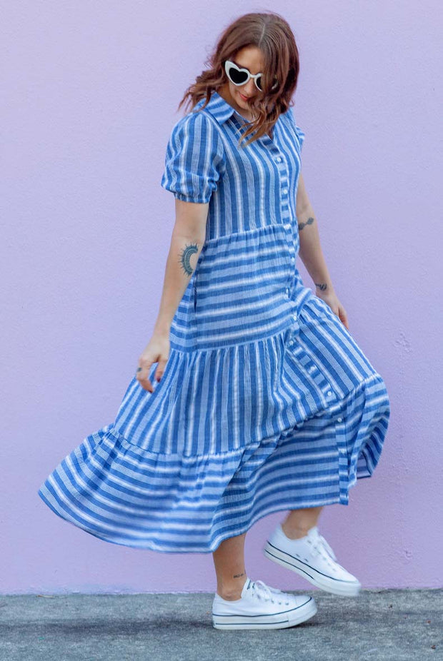 Zara Maxi - Dusty Blue