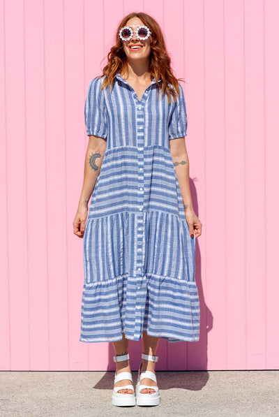 Zara Maxi - Dusty Blue