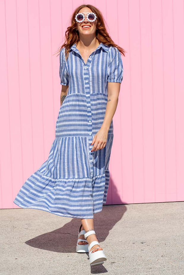 Zara Maxi - Dusty Blue