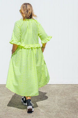 Freya Dress - Neon Yellow ***PRE ORDER***