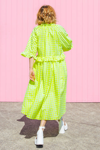 Freya Dress - Neon Yellow ***PRE ORDER***
