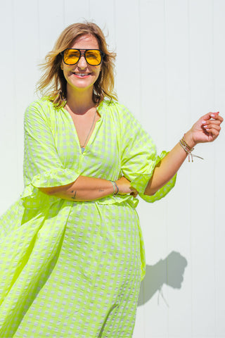 Freya Dress - Neon Yellow ***PRE ORDER***