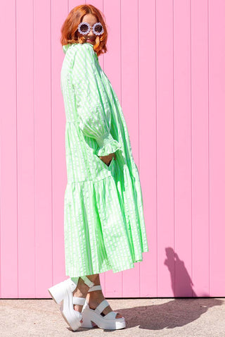 Winnie Dress - Neon Green