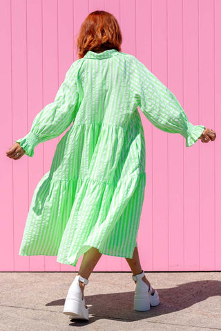 Winnie Dress - Neon Green