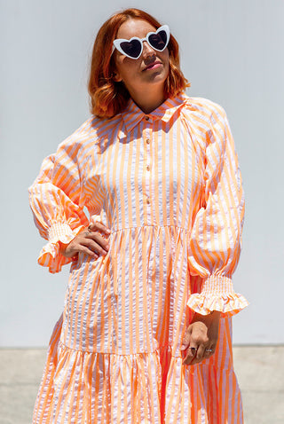 Winnie Dress - Neon Orange ***PRE ORDER***