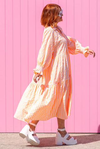 Winnie Dress - Neon Orange ***PRE ORDER***