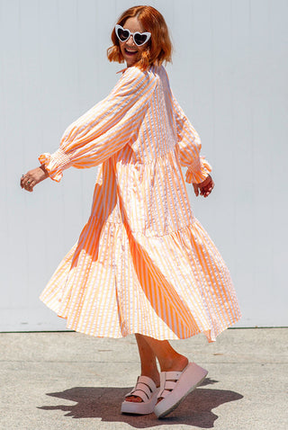Winnie Dress - Neon Orange ***PRE ORDER***