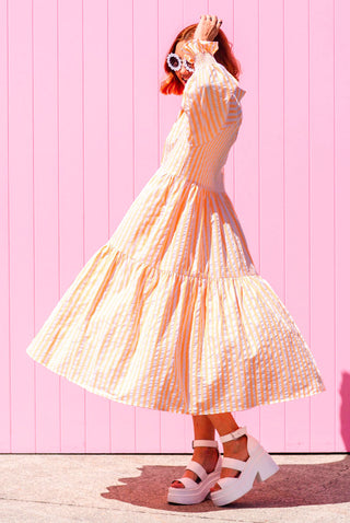 Winnie Dress - Neon Orange ***PRE ORDER***