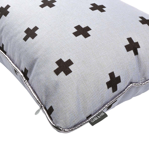 Crossed Out Cushion - Lilac