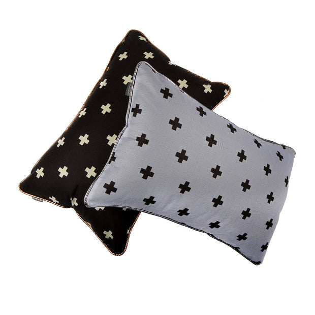 Crossed Out Cushion - Lilac