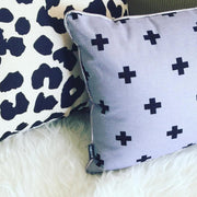 Crossed Out Cushion - Lilac