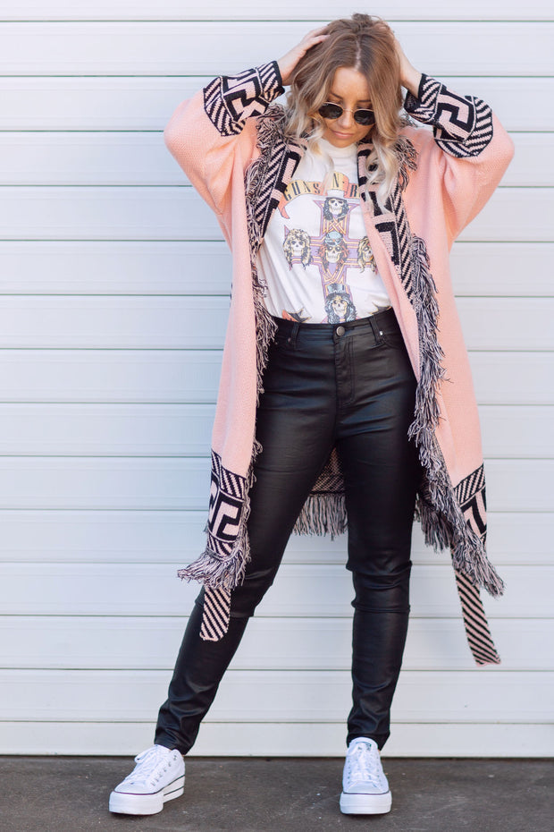 Raven Faux Leather Jeans