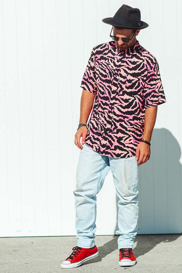 HS Rec Shirt - Pink Zebra