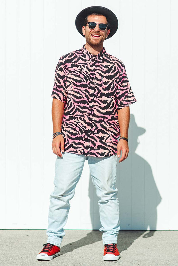 HS Rec Shirt - Pink Zebra