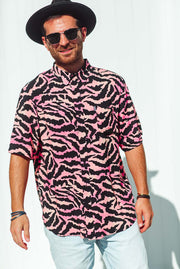 HS Rec Shirt - Pink Zebra