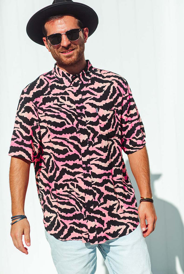 HS Rec Shirt - Pink Zebra