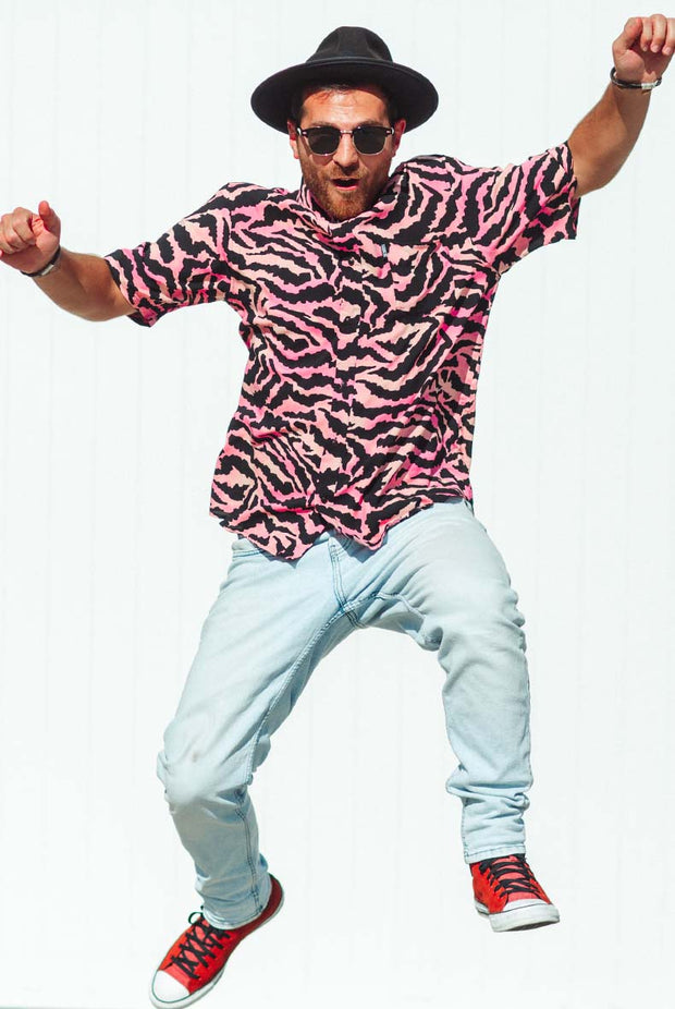 HS Rec Shirt - Pink Zebra