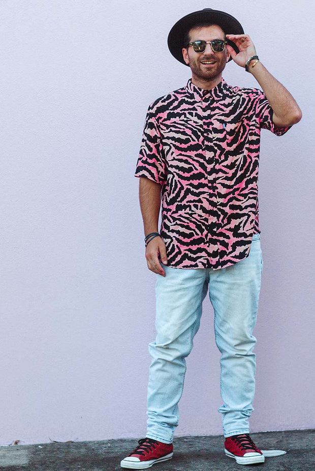 HS Rec Shirt - Pink Zebra