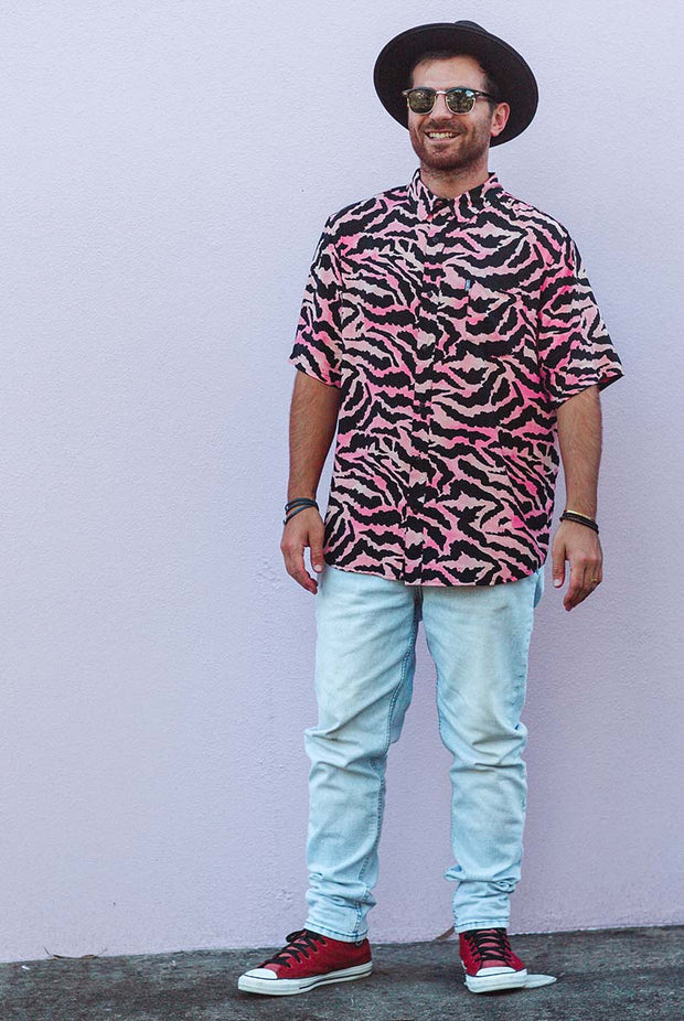HS Rec Shirt - Pink Zebra