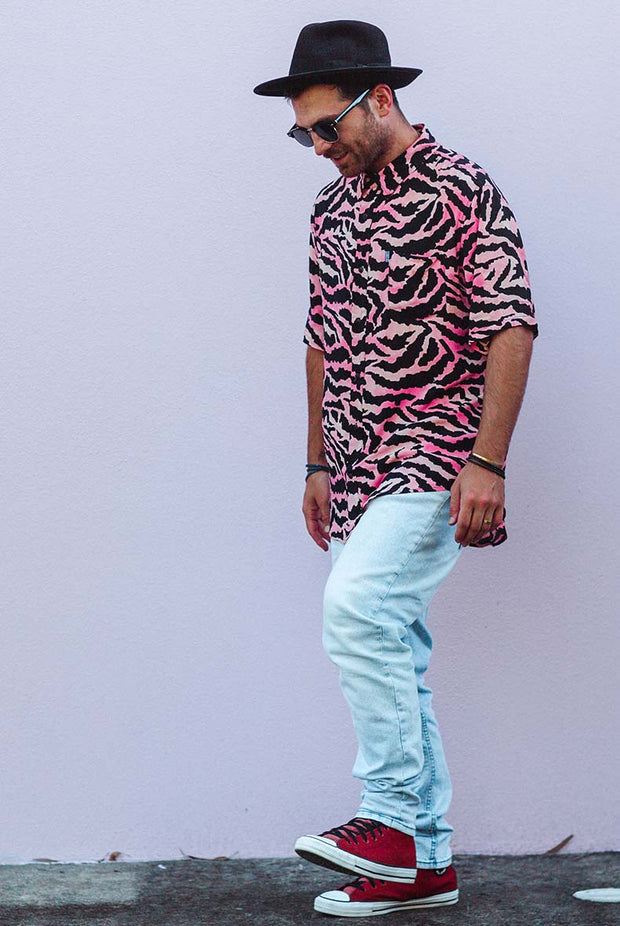 HS Rec Shirt - Pink Zebra