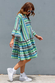 Weekender Dress - Blue Stripe
